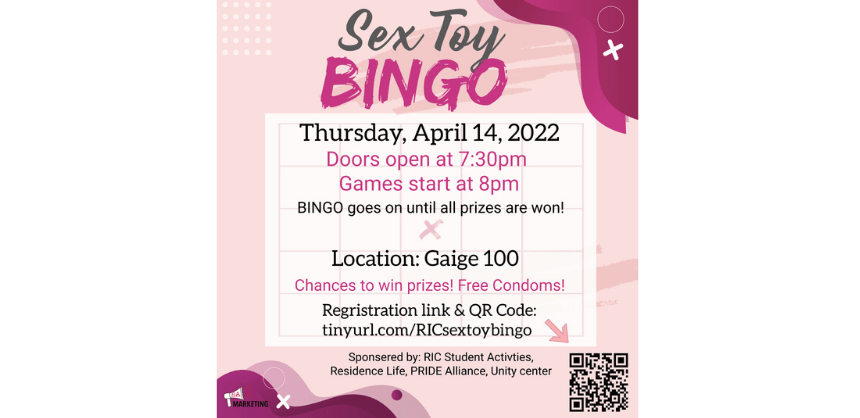 Sex Toy Bingo Rhode Island College